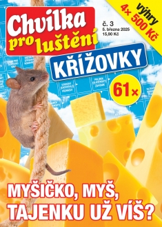 Chvilka pro luštění Křížovky č. 3 / 2025