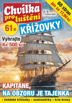 Chvilka pro luštění Křížovky č. 5 / 2025