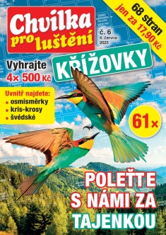 Chvilka pro luštění Křížovky č. 6 / 2025