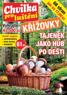 Chvilka pro luštění Křížovky č. 8 / 2025
