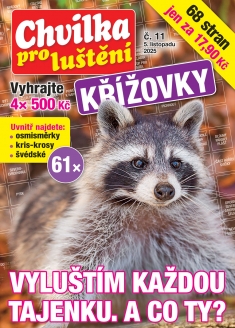 Chvilka pro luštění Křížovky č. 11 / 2025 Chvilka pro luštění Křížovky č. 11 / 2025