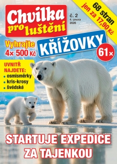 Chvilka pro luštění Křížovky č. 2 / 2026 Chvilka pro luštění Křížovky č. 2 / 2026