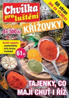 Chvilka pro luštění Křížovky č. 3 / 2026 Chvilka pro luštění Křížovky č. 3 / 2026