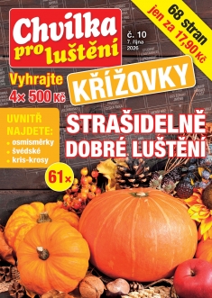 Chvilka pro luštění Křížovky č. 10 / 2026 Chvilka pro luštění Křížovky č. 10 / 2026